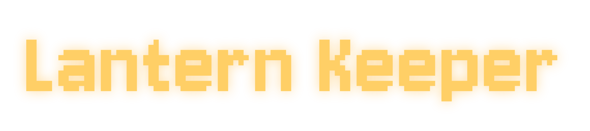 Lantern Keeper wordmark in gold